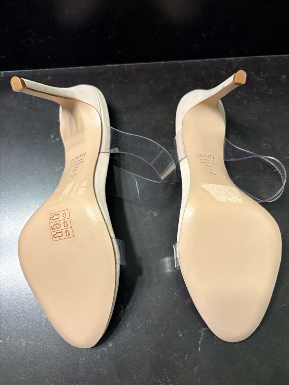 SCHUTZ Ariella Suede Sandal near Perfect Size 9 - Picture 3 of 5